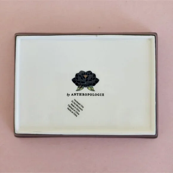 Anthropologie Bistro Tile Vanity Tray Cat Halloween NEW - Picture 7 of 10